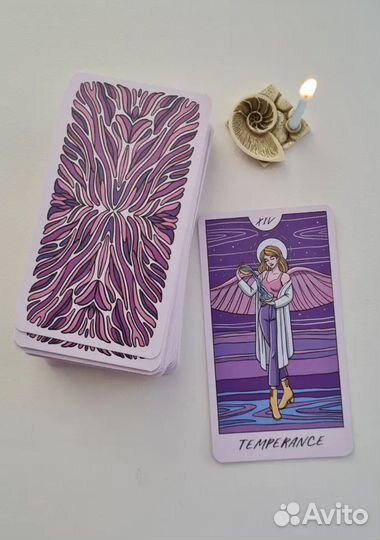 Карты taro розовые новые