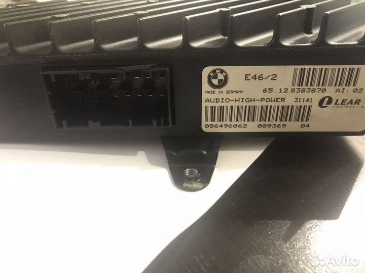 Усилитель HI-FI bmw e46 coupe
