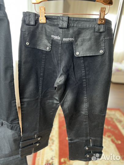 Джинсы, Капри с нарылением бренд