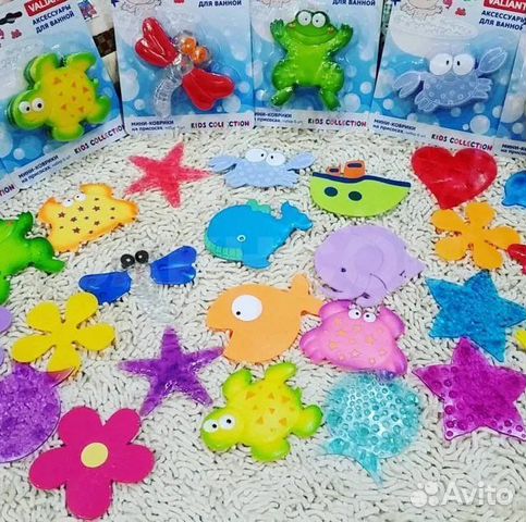 Мини коврики для ванной 6 шт