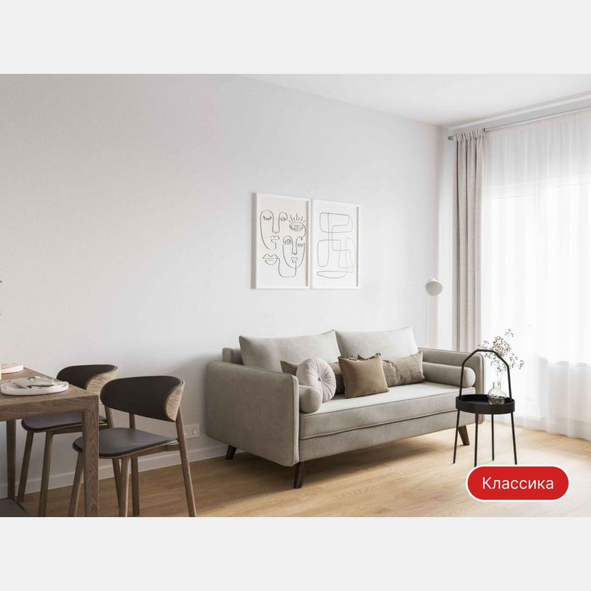 1-к. квартира, 38,9 м², 4/7 эт.