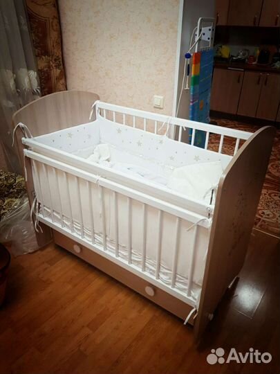 Детская Кровать для новорожденных с балдахином