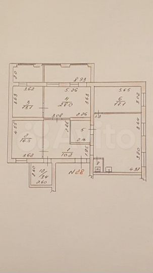 5-к. квартира, 152 м², 2/4 эт.