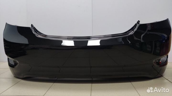 Бампер задний hyndai solaris 2010-2014г MZH черный