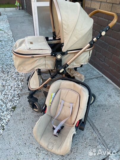 Коляска luxmom 3 в 1