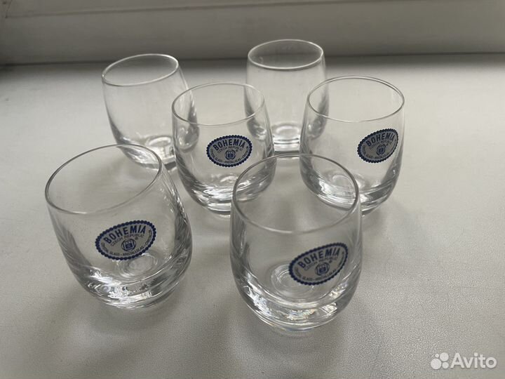 Стопки из богемского стекла