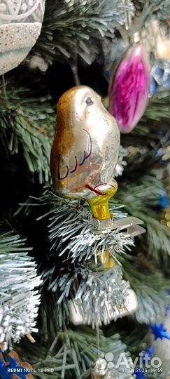 Елочные игрушки и дед Мороз СССР