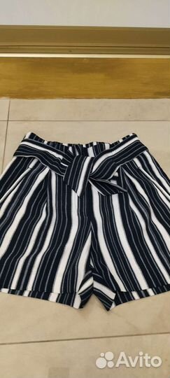 Шорты с поясом H&M 42-44