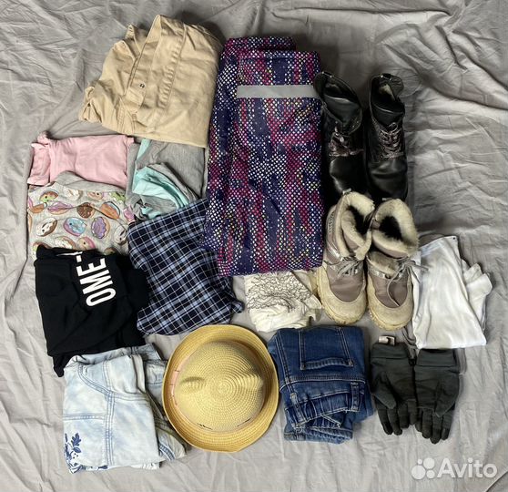 Детская одежда для девочки пакетом р. 122-128
