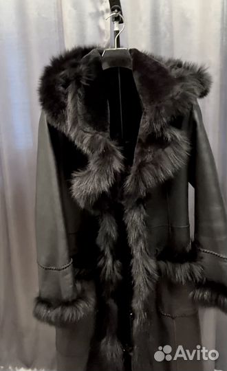 Дубленка натуральная женская 42 44