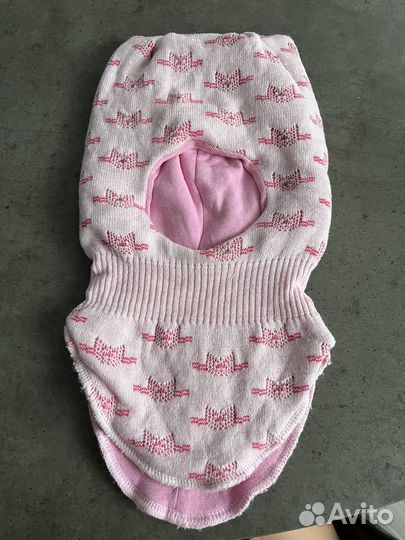 Шапка шлем для девочки