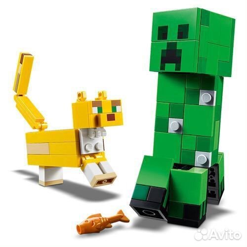 Конструктор My World 11474 Крипер и Оцелот