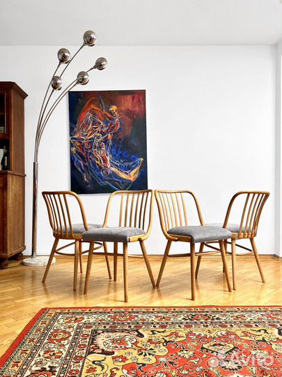 Комплект отреставрированных стульев Шумана 4шт