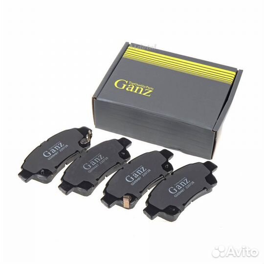 Колодки передние toyota yaris NCP10 -02, NLP10 -03