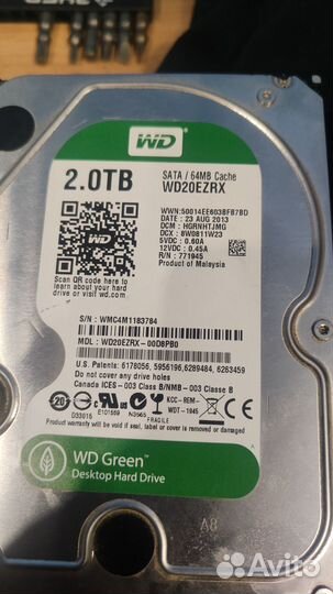 Жесткий диск 2тб WD