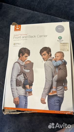 Эргорюкзак stokke Mycarrier front and back