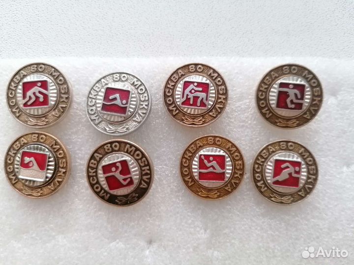 Значки СССР Олимпиада 80