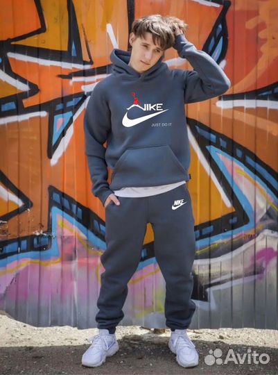 Спортивный костюм Nike двойка на флисе