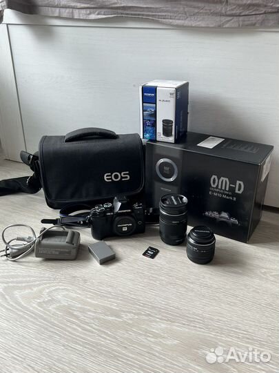 Olympus om-d e-m10 mark iii с обьективами