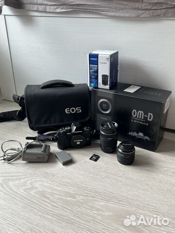 Olympus om-d e-m10 mark iii с обьективами