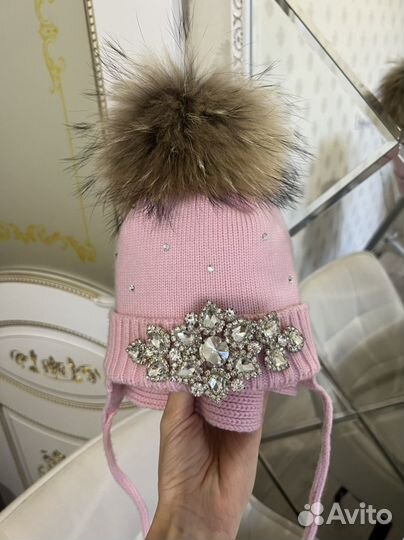 Шапка и шарф для девочки