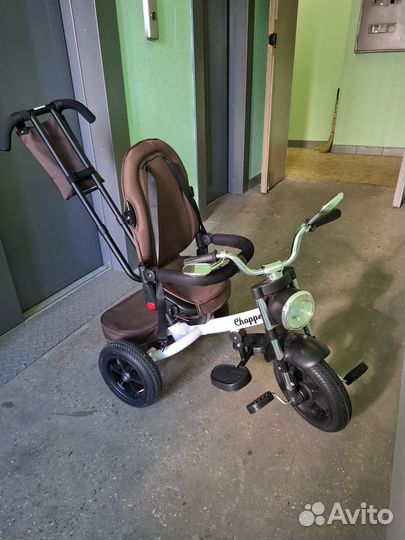 Трехколесный велосипед коляска