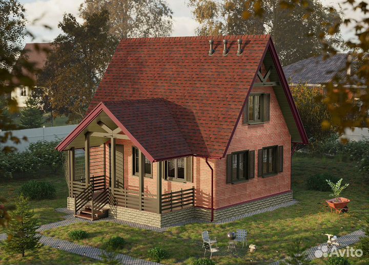 Гибкая черепица, драгон европа, красный