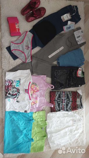 Пакет вещей на девочку 134-140, все новое