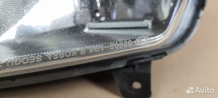 Фара противотуманная Kia Rio 2, рестайлинг, 2009г