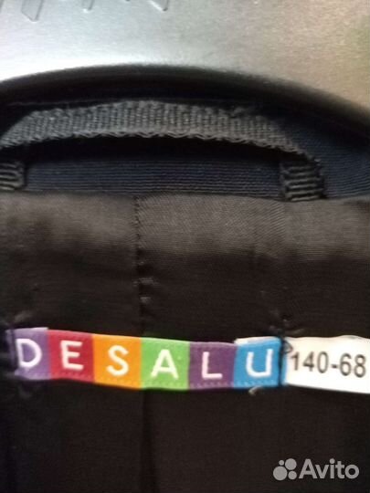 Пиджак синий школьный рост 140