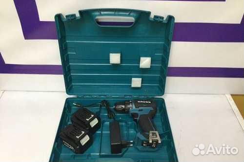 Шуруповерт для ледобура 1100Hm kross KLI-12, 2 акб