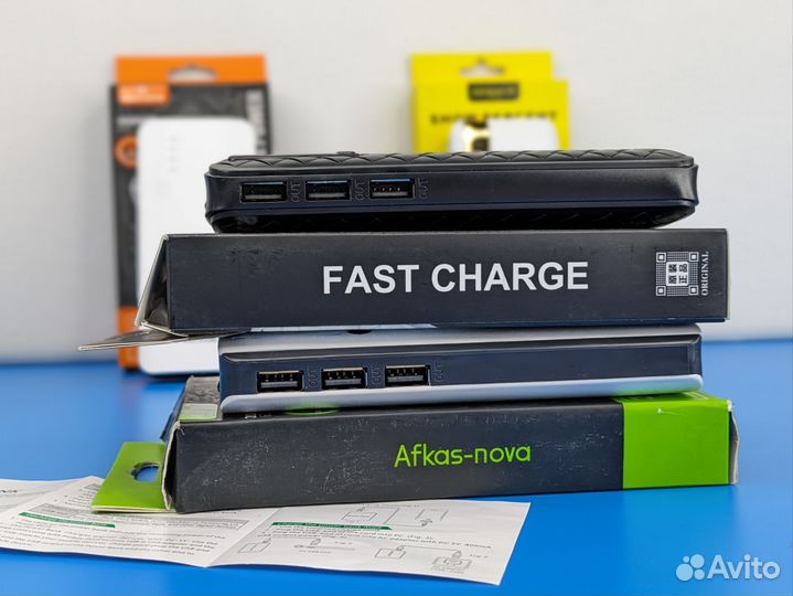 Power bank Snow Percent 4 вида 20000 мач 3 usb