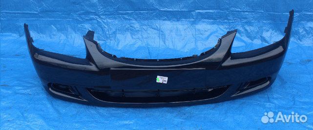 Бампер hyundai accent черный