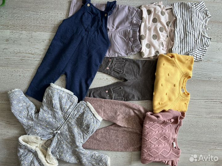 Пакет теплых вещей для девочки