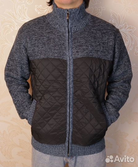 Мужской вязаный кардиган