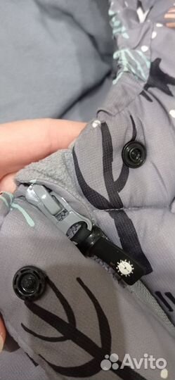 Зимний конверт с варежками Leokid