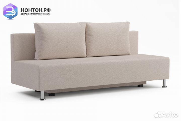 Диван еврокнижка Канна светло-бежевый