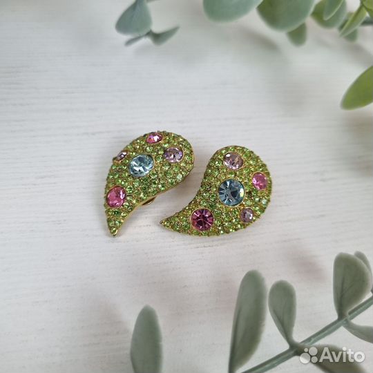 Серьги клипсы KJL