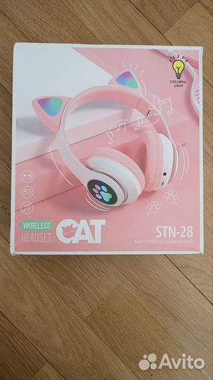 Наушники кошачьи ушки