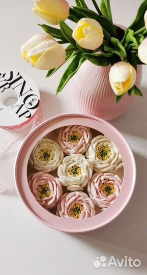 Зефирные цветы