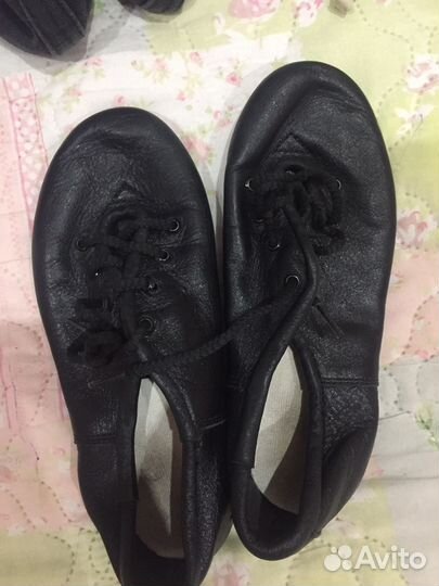 Гимнастический купальник, шорты, джазовки, балетки