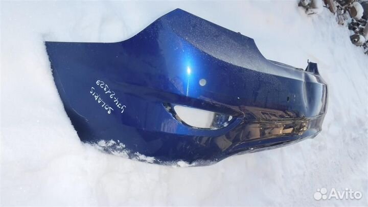 Бампер задний Hyundai Solaris I 2010-2017