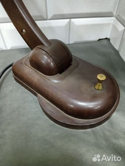 Настольная лампа СССР карболит