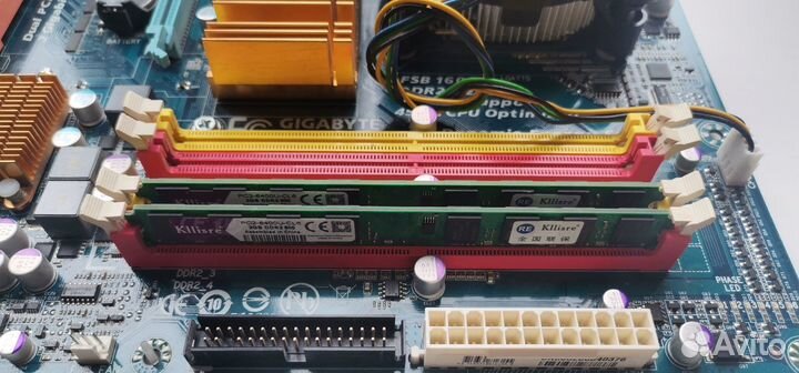 Материнская плата + процессор Intel (LGA 775)
