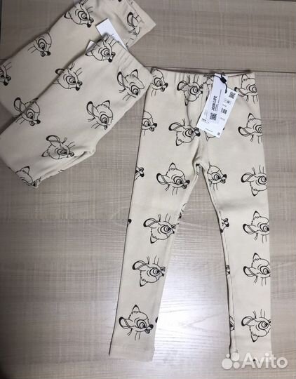 Лосины в рубчик для девочки zara 104,116