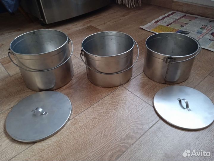 Котелок туристический (3 шт)