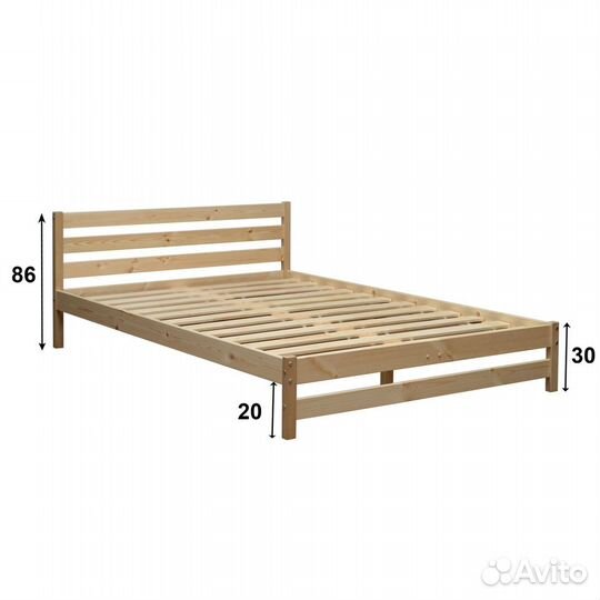 Двуспальная кровать для взрослых