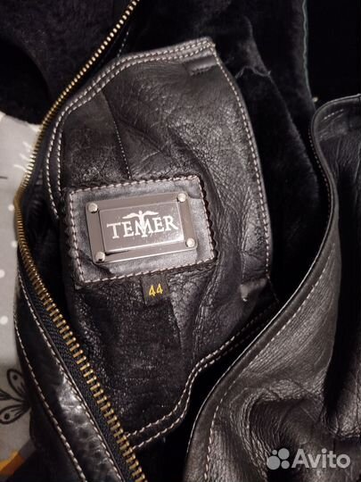 Дубленка натуральная женская с капюшоном 44 размер