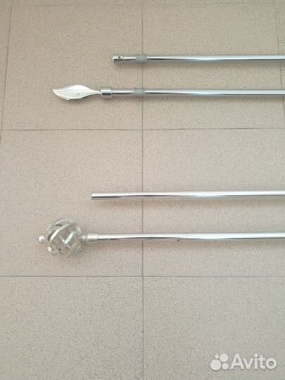 Карнизы для штор двухрядный металлический