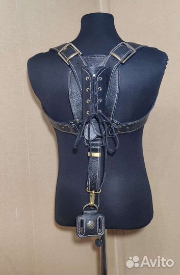 Кожаная портупея для меча